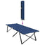 Foldende Camping Seng 2 pcs Blå 206 x 76 x 74 cm Oxford og Stål
