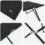 Foldende Camping Seng 2 pcs Sort 206 x 76 x 74 cm