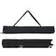 Foldende Camping Seng 2 pcs Sort 206 x 76 x 74 cm