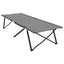 Foldende Camping Seng 2 pcs Grå 206 x 76 x 74 cm Oxford og Stål
