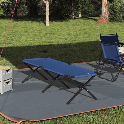 Foldende Camping Seng Blå 193 x 69 x 45 cm Oxford stof