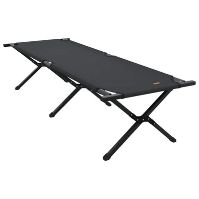 Foldende Camping Seng Sort 193 x 69 x 45 cm Oxford stof