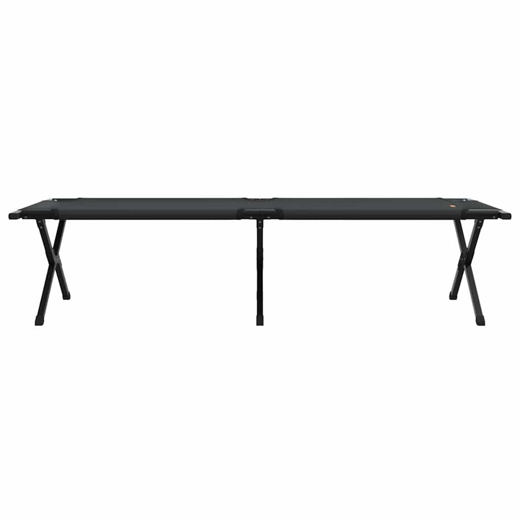 Foldende Camping Seng Sort 193 x 69 x 45 cm Oxford stof