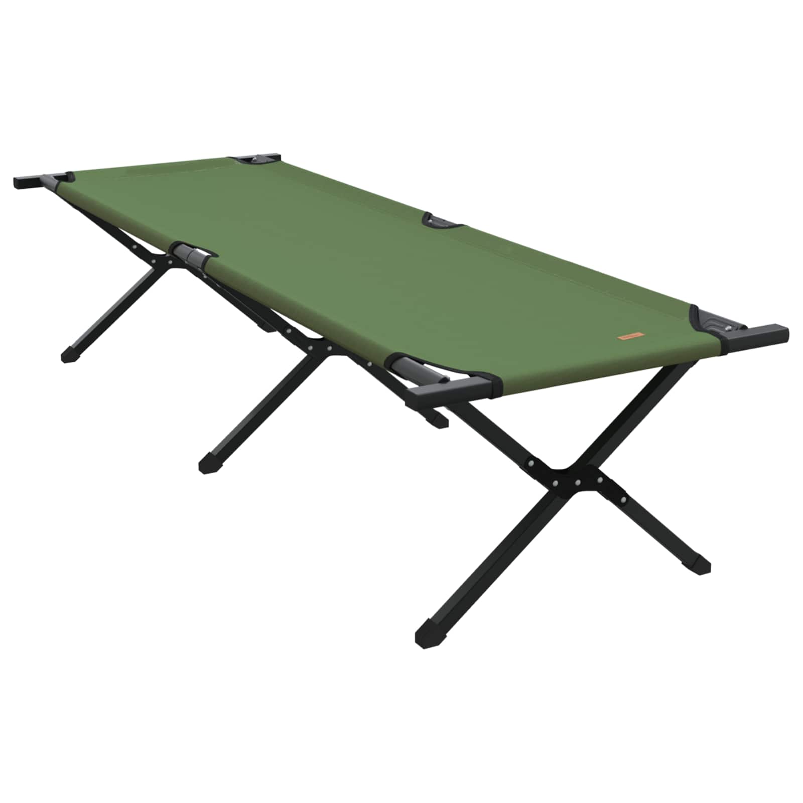 Foldende Camping Seng Grøn 193 x 69 x 45 cm Oxford stof billede