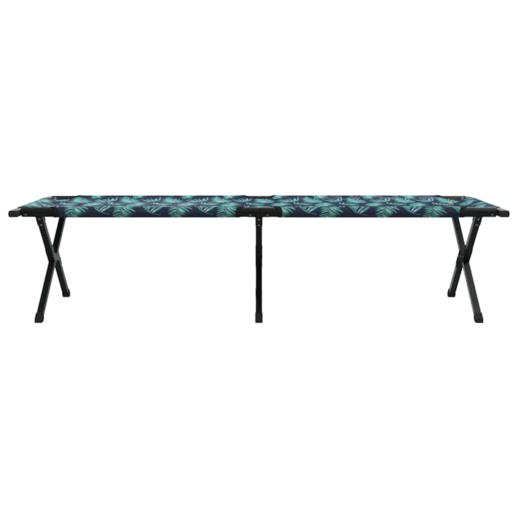 Foldende Camping Seng Blad Skov 193 x 69 x 45 cm Oxford stof