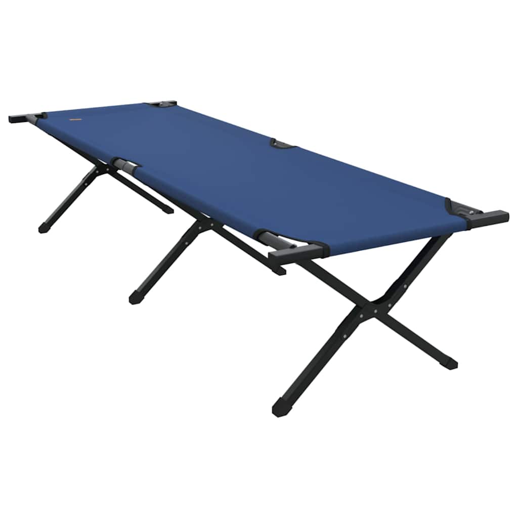 Foldende Camping Seng 2 pcs Blå 193 x 69 x 45 cm Oxford stof