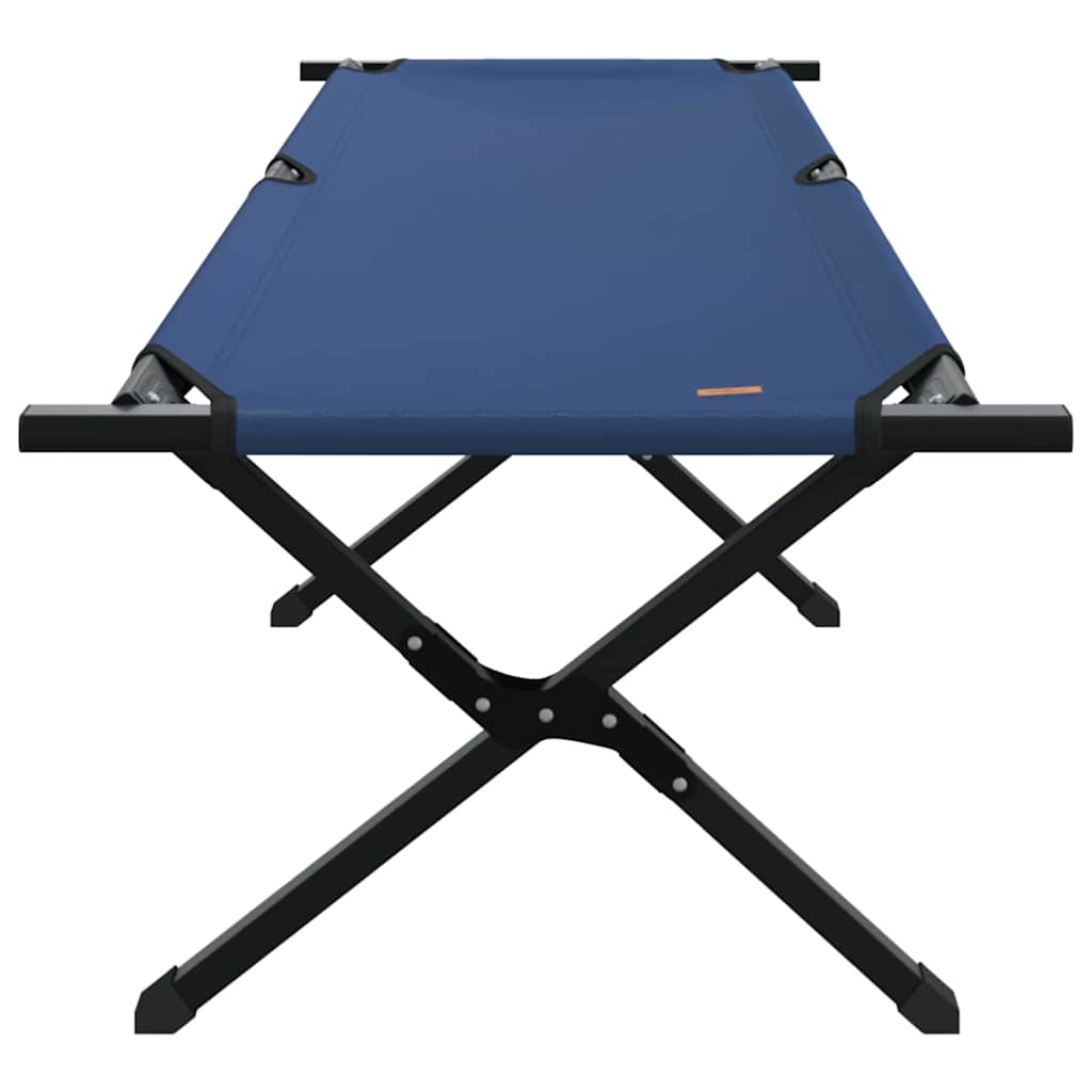 Foldende Camping Seng 2 pcs Blå 193 x 69 x 45 cm Oxford stof