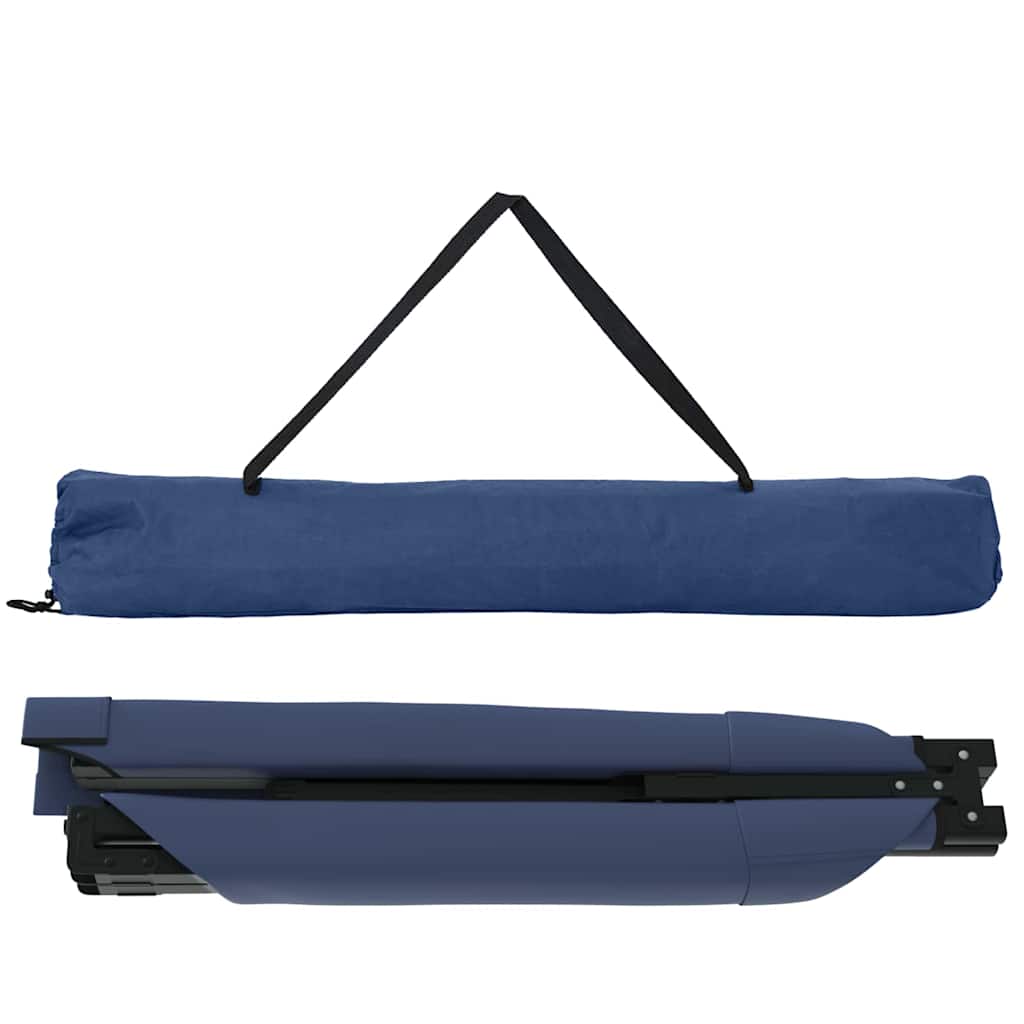 Foldende Camping Seng 2 pcs Blå 193 x 69 x 45 cm Oxford stof