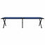 Foldende Camping Seng 2 pcs Blå 193 x 69 x 45 cm Oxford stof