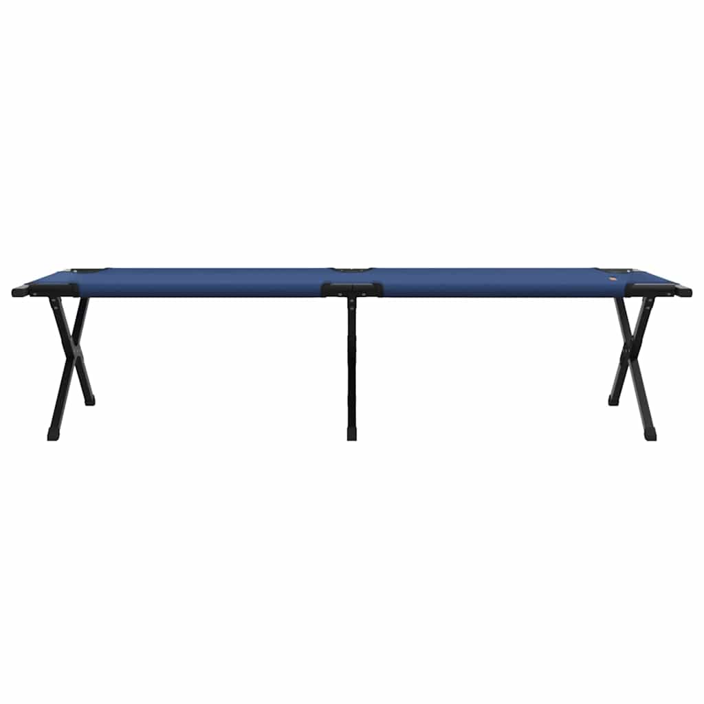 Foldende Camping Seng 2 pcs Blå 193 x 69 x 45 cm Oxford stof