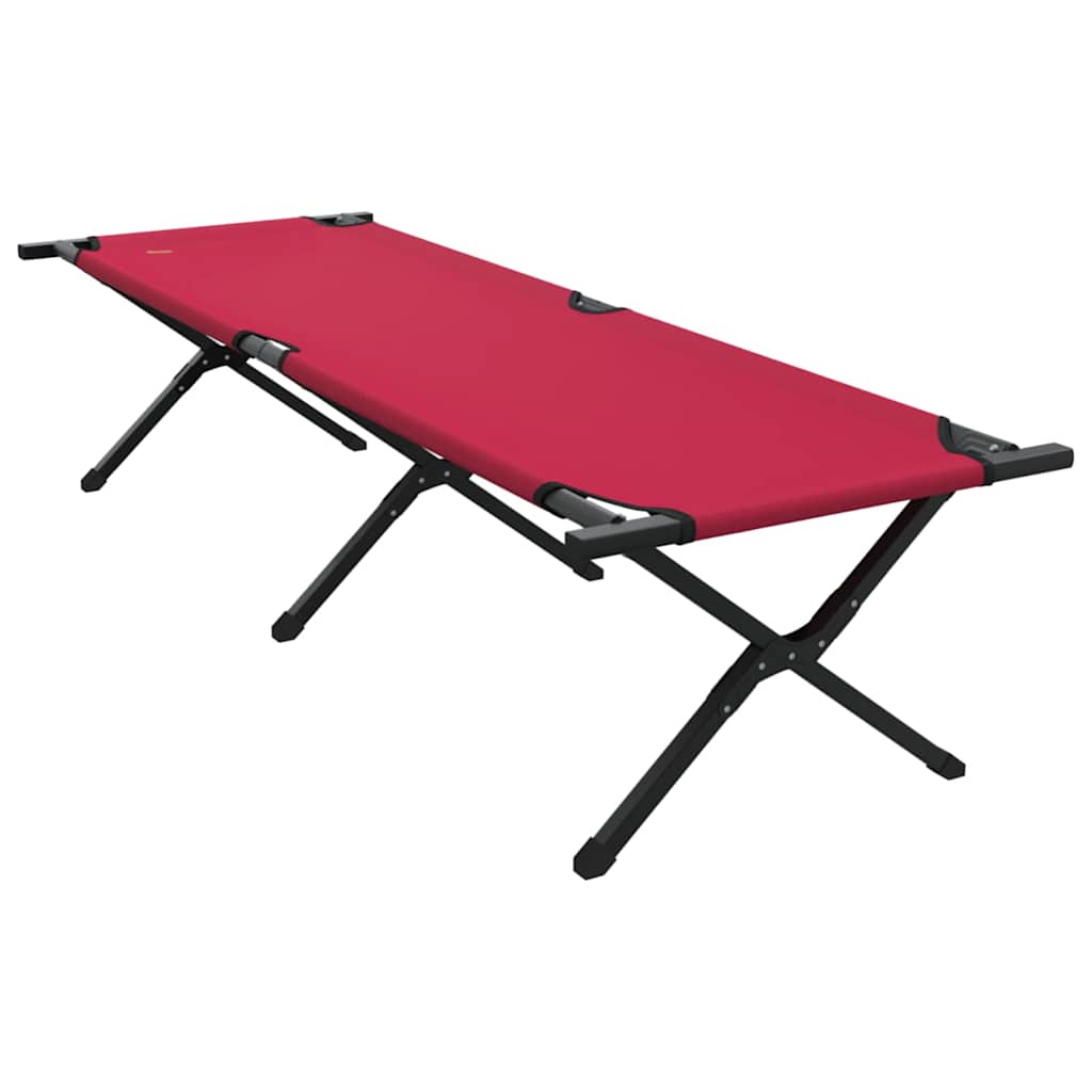 Foldende Camping Seng 2 pcs Rød 193 x 69 x 45 cm Oxford stof