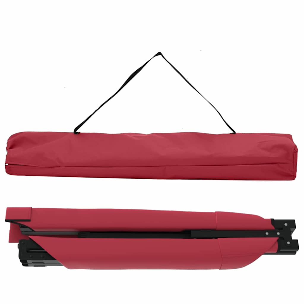 Foldende Camping Seng 2 pcs Rød 193 x 69 x 45 cm Oxford stof