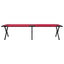 Foldende Camping Seng 2 pcs Rød 193 x 69 x 45 cm Oxford stof