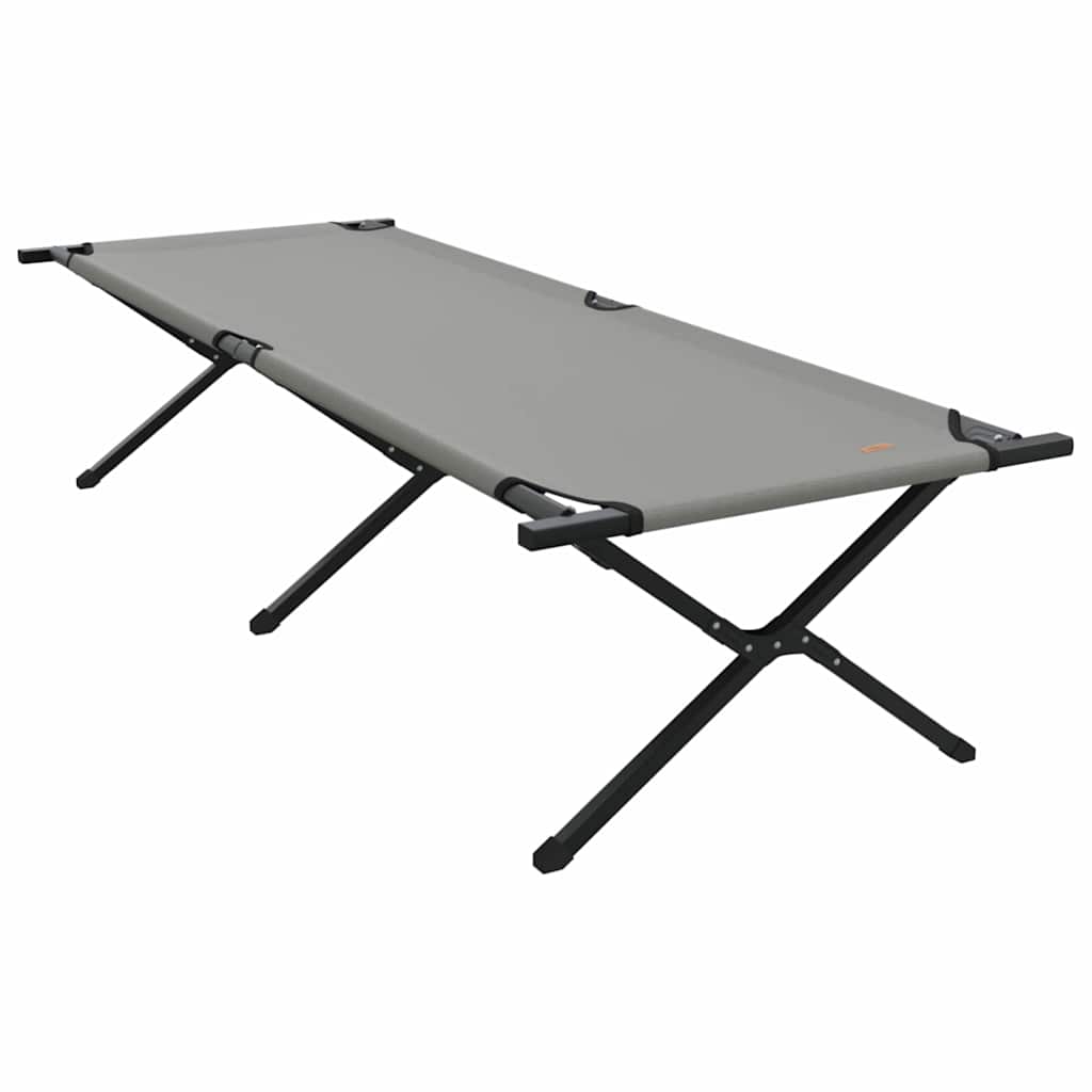 Foldende Camping Seng Grå 210 x 80 x 46 cm Oxford stof billede
