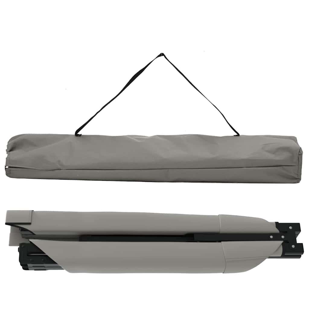 Foldende Camping Seng Grå 210 x 80 x 46 cm Oxford stof