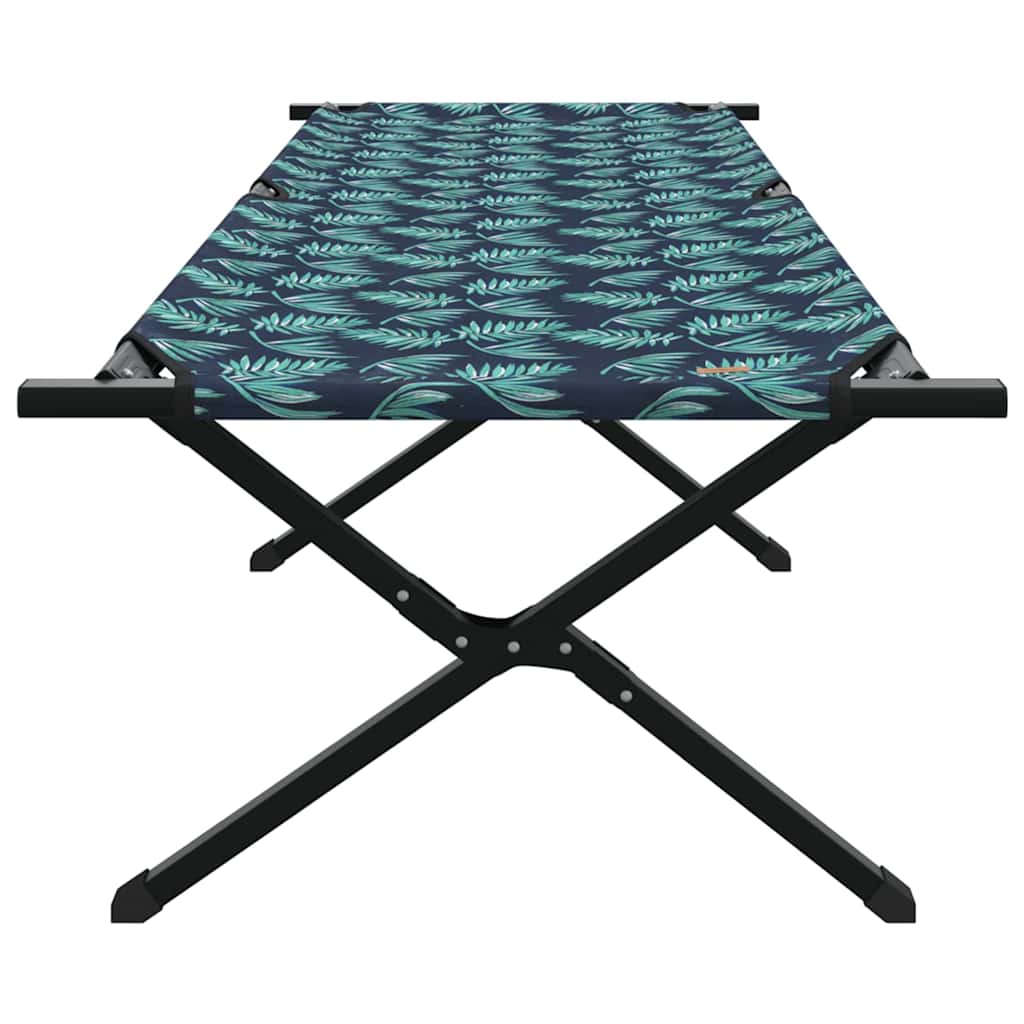 Foldende Camping Seng Blad Skov 210 x 80 x 46 cm Oxford stof