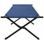 Foldende Camping Seng 2 pcs Blå 210 x 80 x 46 cm Oxford stof