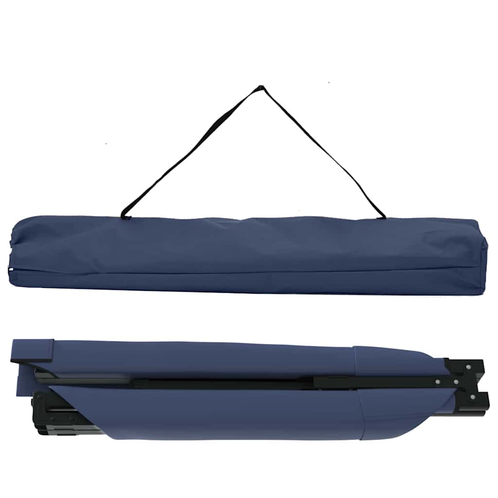 Foldende Camping Seng 2 pcs Blå 210 x 80 x 46 cm Oxford stof
