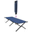 Foldende Camping Seng 2 pcs Blå 210 x 80 x 46 cm Oxford stof