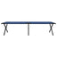 Foldende Camping Seng 2 pcs Blå 210 x 80 x 46 cm Oxford stof