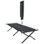 Foldende Camping Seng 2 pcs Sort 210 x 80 x 46 cm Oxford stof