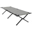 Foldende Camping Seng 2 pcs Grå 210 x 80 x 46 cm Oxford stof