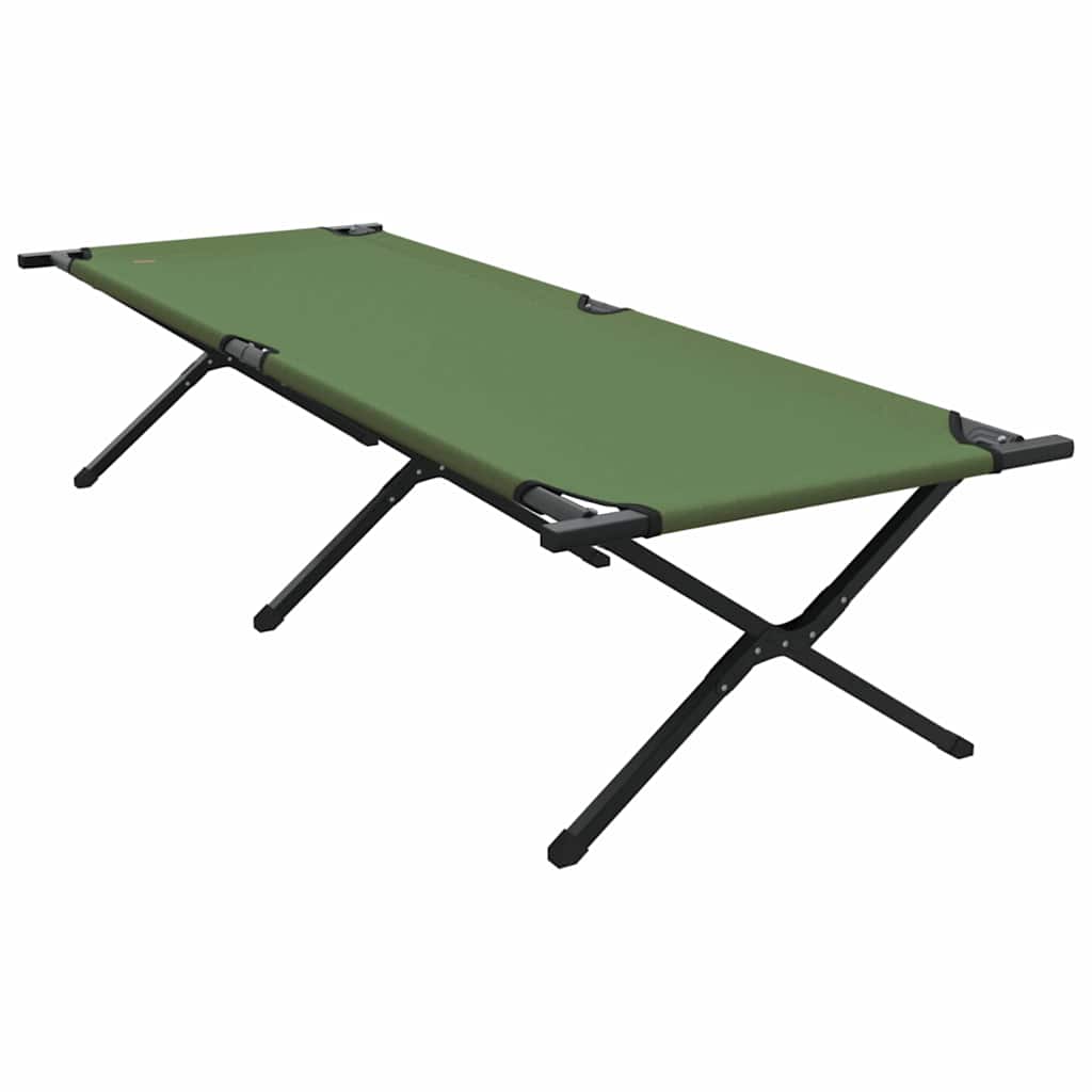 Foldende Camping Seng 2 pcs Grøn 210 x 80 x 46 cm Oxford stof