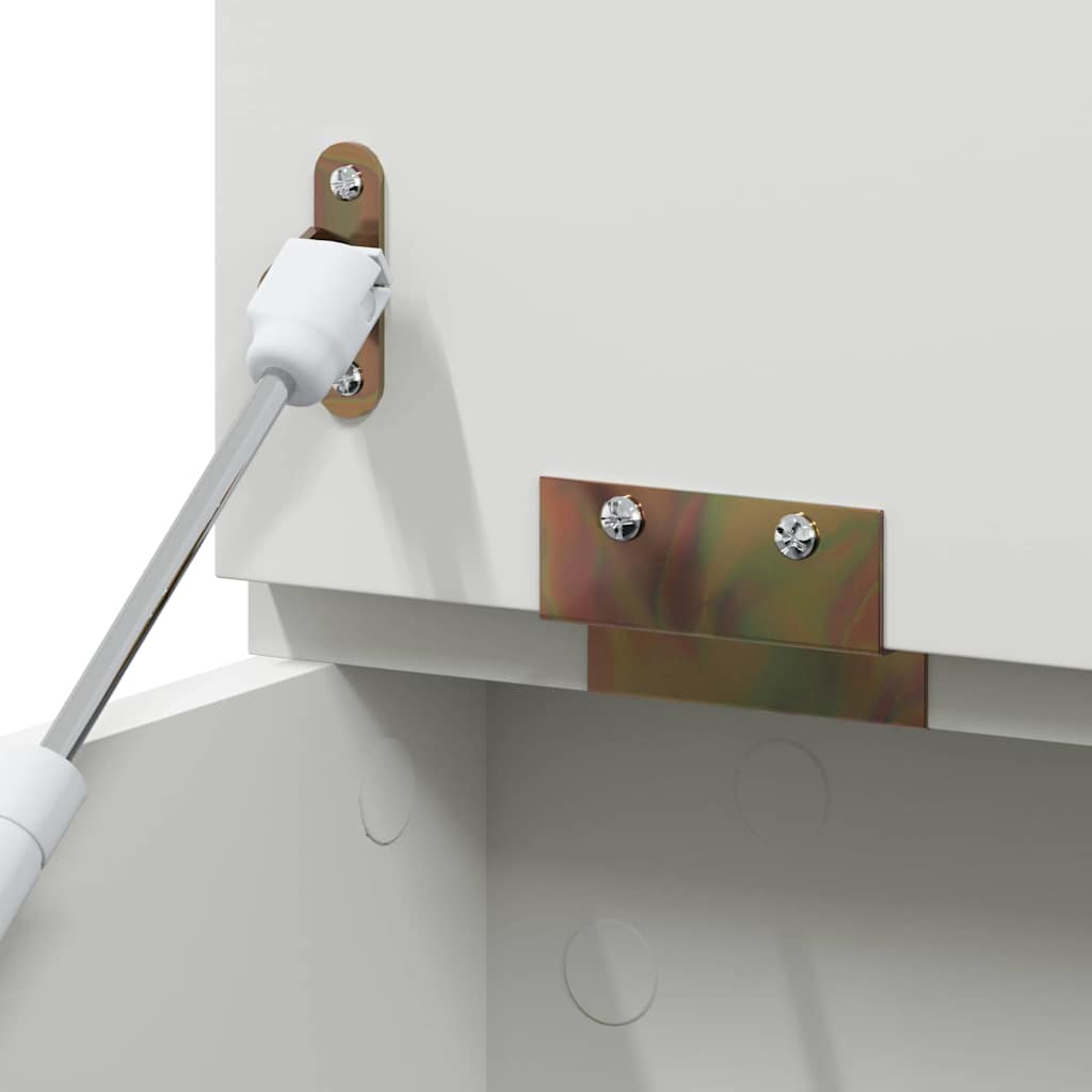 Kasse med opbevaring og tavlefront ROROS Hvid 73 x 40 x 55 cm