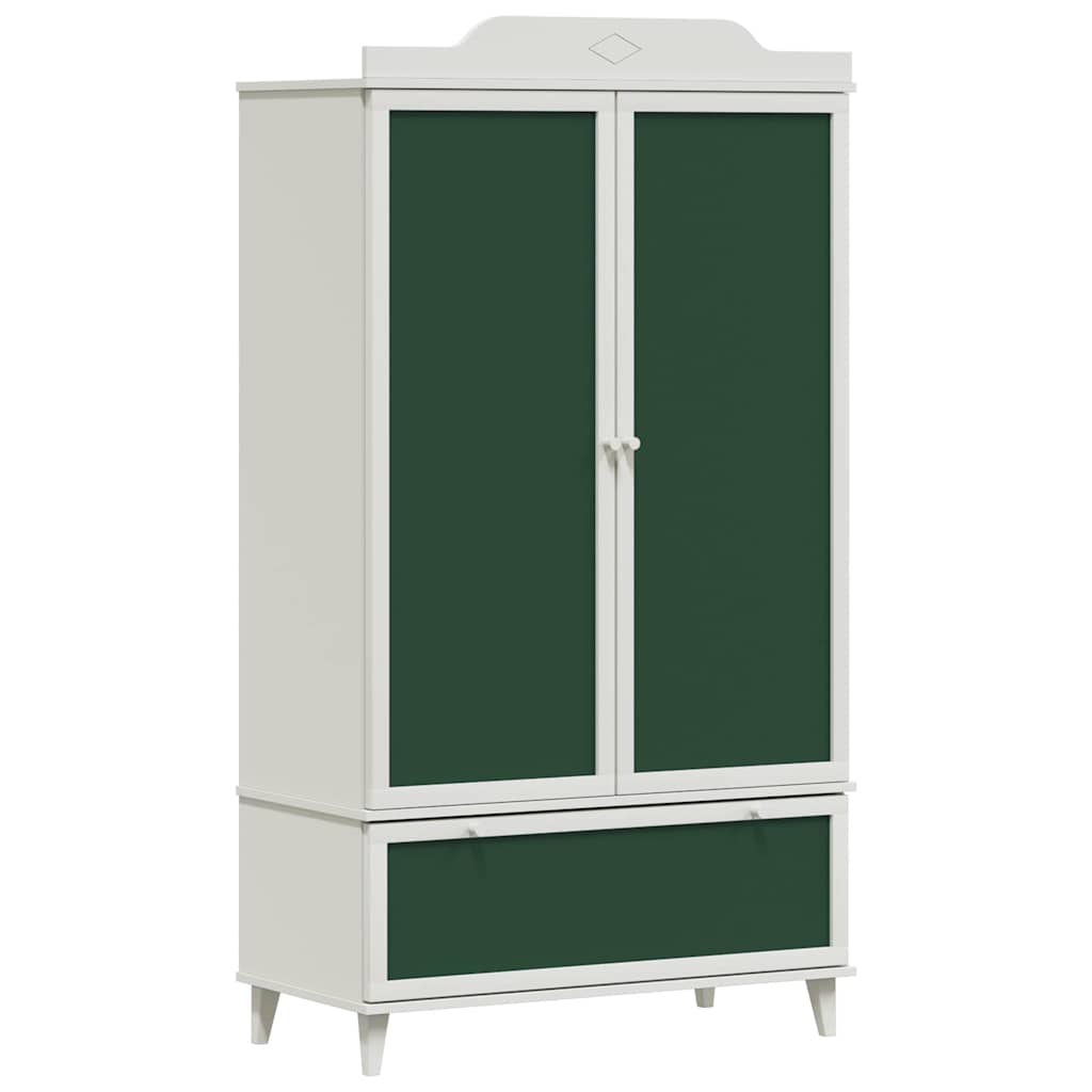 Tavle Garderobe ROROS Hvid 90 x 45 x 165 cm Konstrueret træ