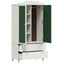 Tavle Garderobe ROROS Hvid 90 x 45 x 180 cm Konstrueret træ