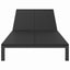 Solseng polyrattan Sort
