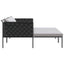 Solseng Antracit 153 x 115 x 69,5 cm Pulverlakeret stål