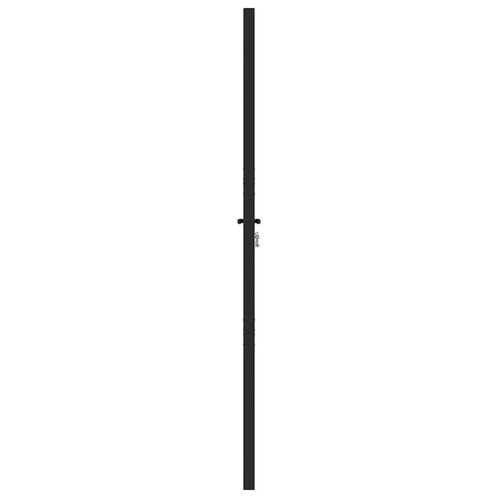 havelåge låsbar 100x200 cm aluminium sort