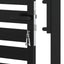 havelåge låsbar 100x200 cm aluminium sort
