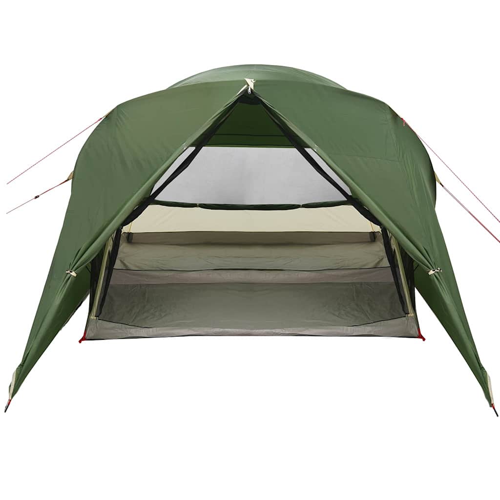 Dome Telt 4-Personer med tag Grøn 455 x 252 x 178 cm