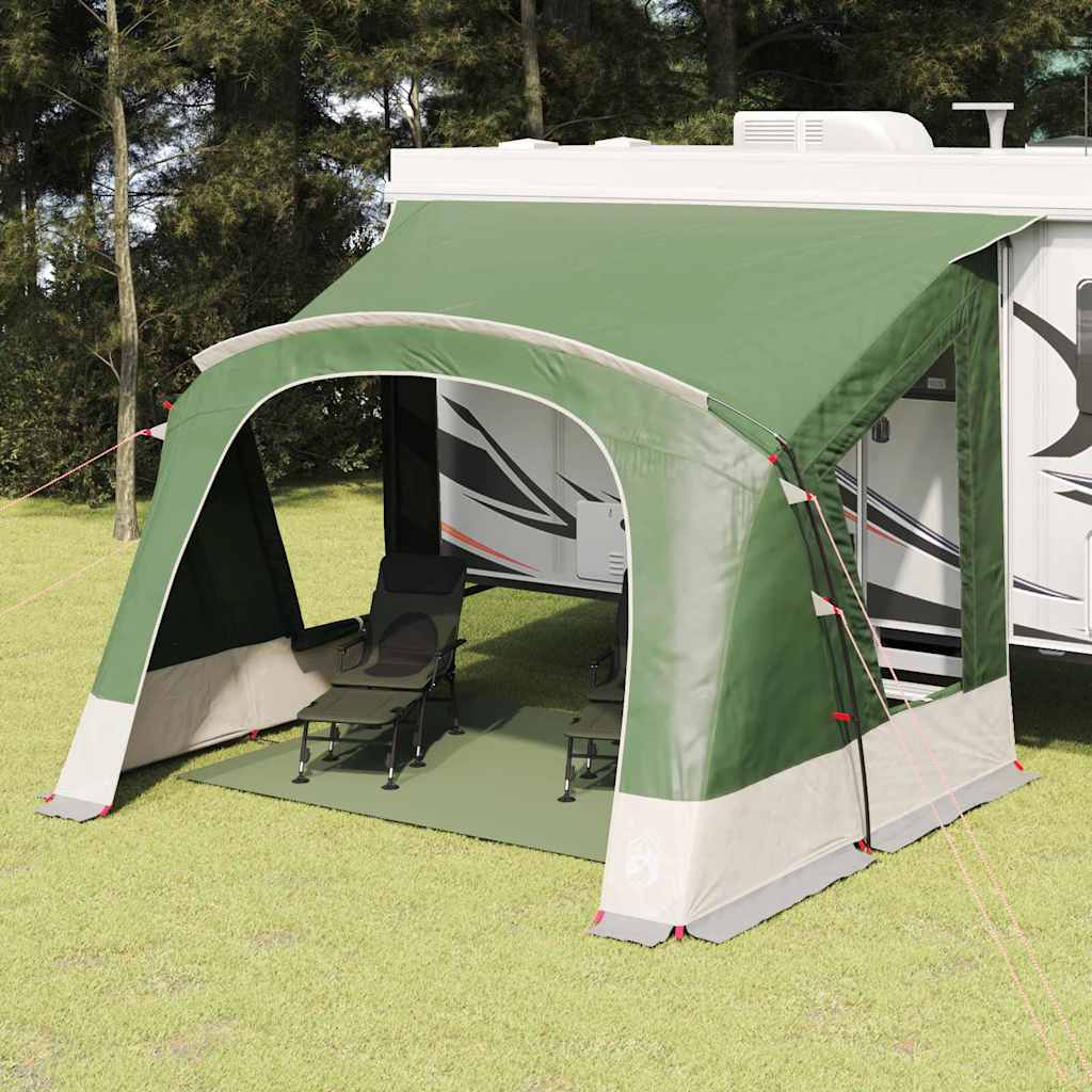 Caravan Telt til 5 Personer med tag Grøn 410 x 275 x 245 cm billede