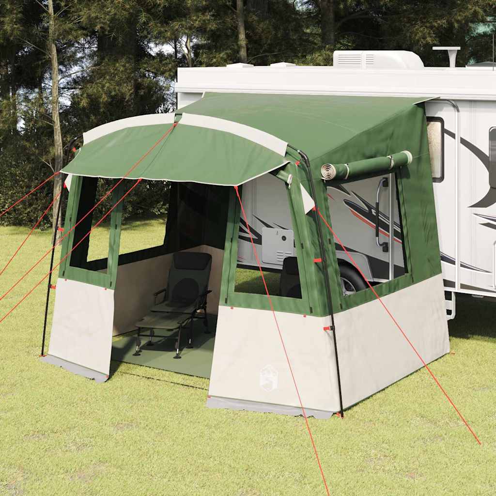 Tailgate Telt til Campingvogn personer 352 x 250 x 240 cm Grøn