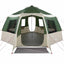 Cabin tent til 12 personer Grøn og Hvid 405 x 405 x 273 cm