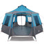 Cabin tent til 12 personer Blå og grå 405 x 405 x 273 cm