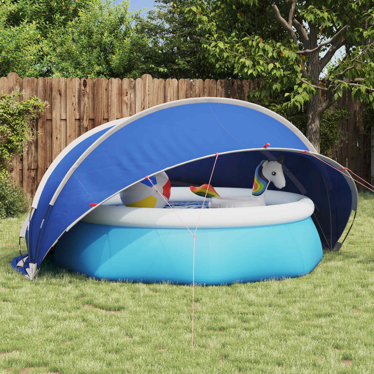 Pool Dome 336 x 322 x 160 cm 185T polyester med PU-belægning