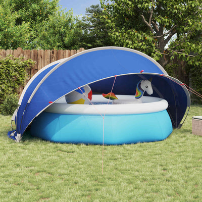 Pool Dome 405 x 405 x 192 cm 185T polyester med PU-belægning
