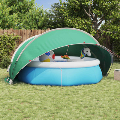 Pool Dome 405 x 405 x 192 cm 185T polyester med PU-belægning
