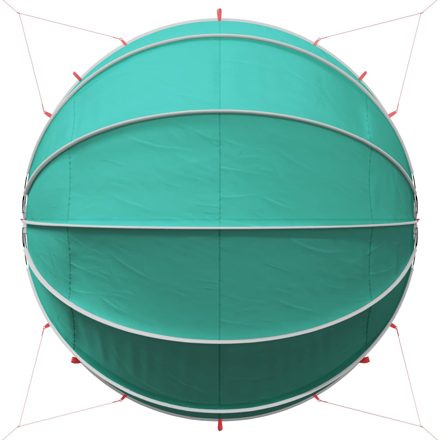 Pool Dome 430 x 430 x 210 cm 185T polyester med PU-belægning