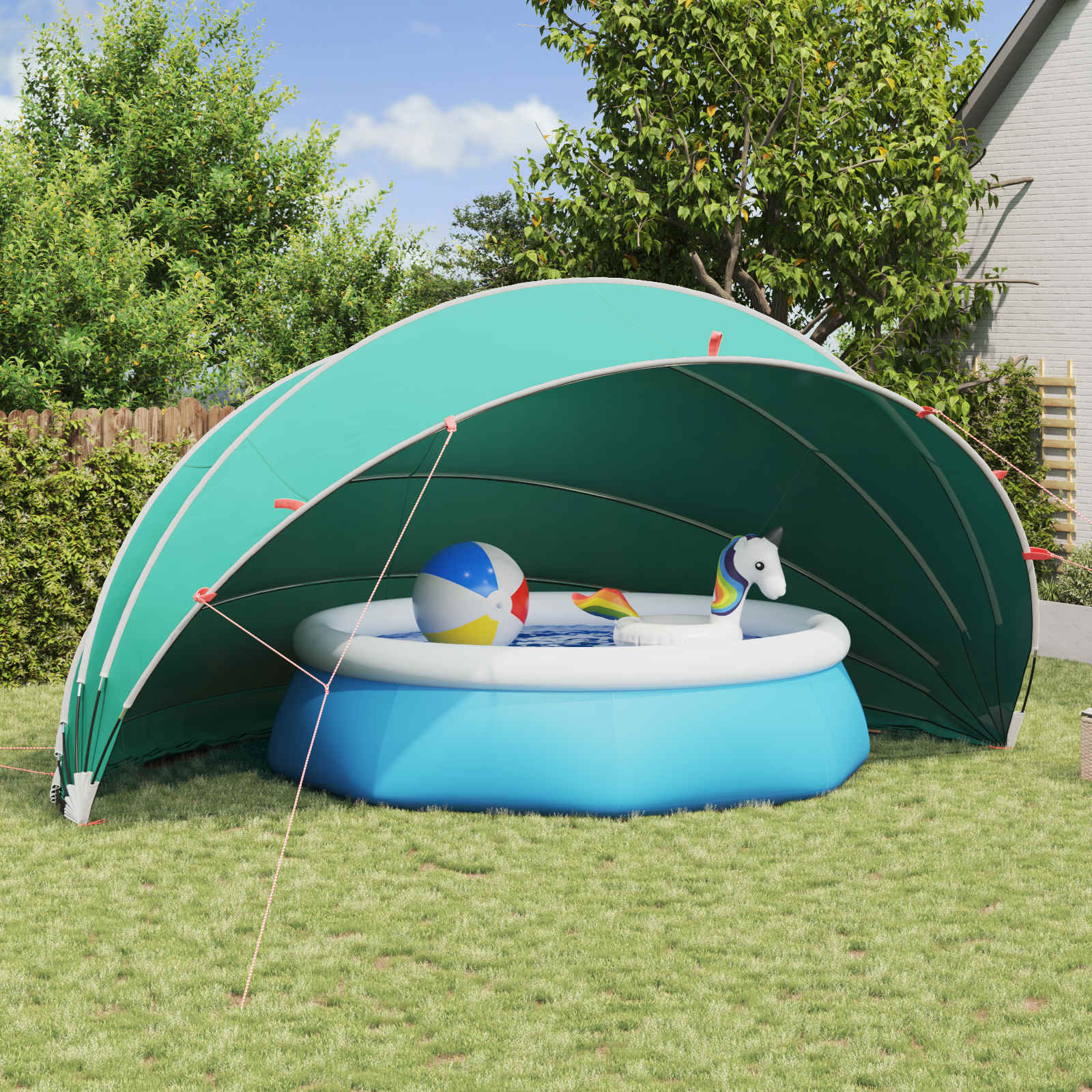 Pool Dome Blå 592 x 590 x 275 cm