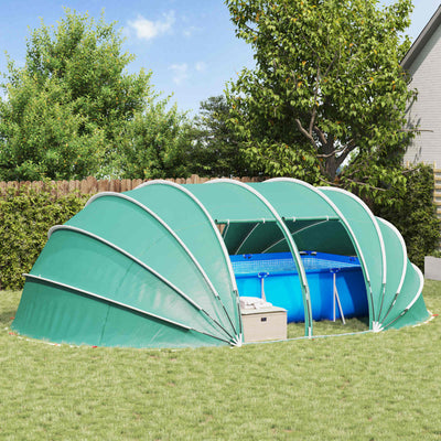 Pooltelt Dome 538 x 440 x 204 cm Havgrøn