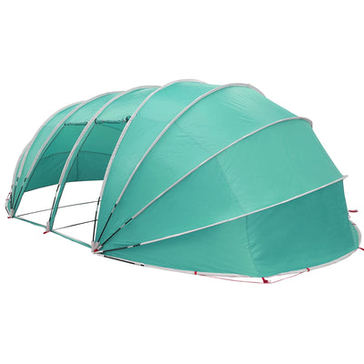 Pooltelt Dome 640 x 432 x 205 cm Havgrøn