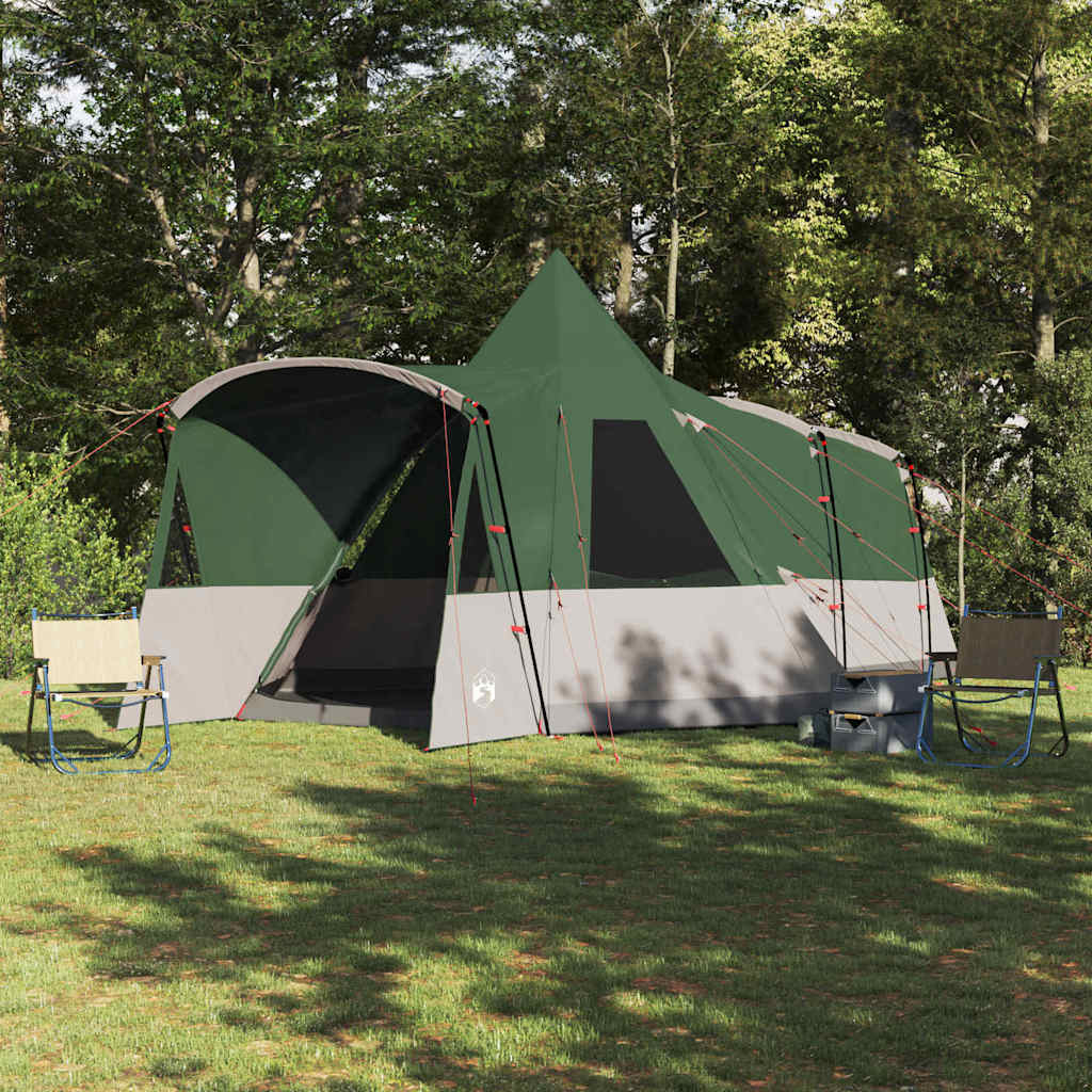 Teepee Telt med tag med opbevaring Grøn 720 x 465 x 295 cm