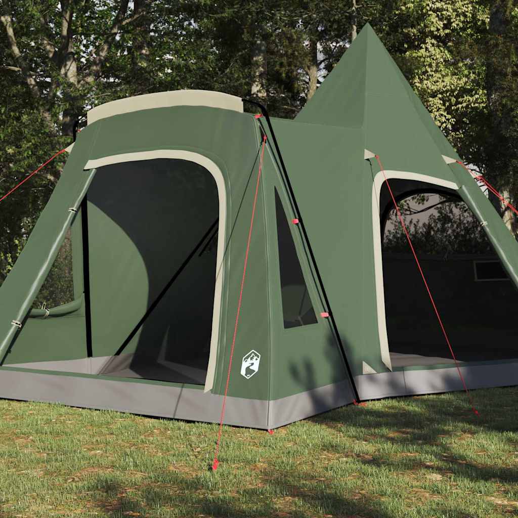 Teepee Telt til 5 Personer med tag Grøn 545 x 450 x 295 cm