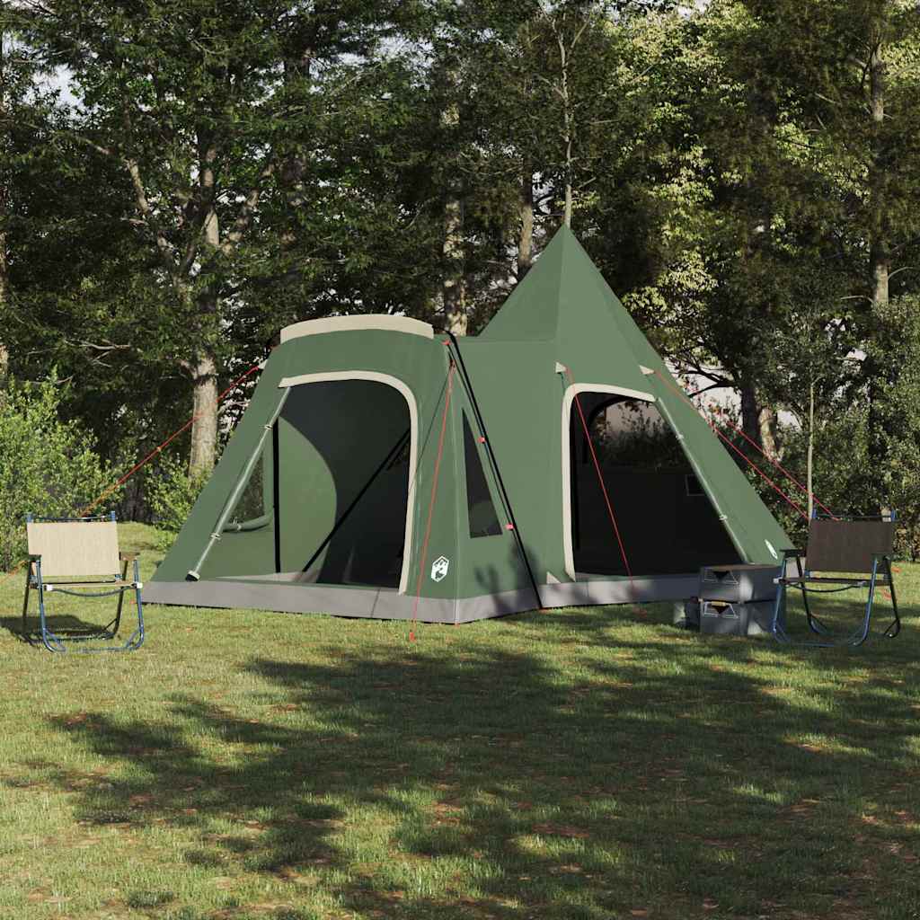 Teepee Telt til 5 Personer med tag Grøn 545 x 450 x 295 cm