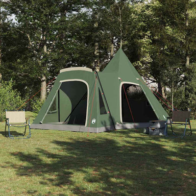 Teepee Telt til 5 Personer med tag Grøn 545 x 450 x 295 cm